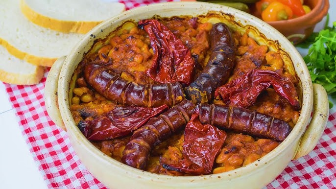 Pasulj tavče sa kobasicama